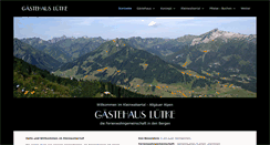 Desktop Screenshot of gaestehaus-luetke.de